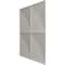 Ekena Millwork 19 5/8in. W x 19 5/8in. H Richmond EnduraWall Decorative 3D Wall Panel Covers 2.67 Sq. Ft. WP20X20RIDST - alternate 3